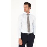 Cacharel Erkek Açık Mavi Slim Fit Pamuk Klasik Gömlek 50287784-VR003 - 41