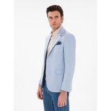 Cacharel Erkek Açık Mavi Slim Fit Spor Ceket 50306795-VR003 - 6 Drop