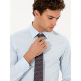 Cacharel Erkek Açık Mavi Slim Fit Uzun Kollu Basic Gömlek 50268506-VR003 - 37