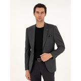 Cacharel Erkek Antrasit Slim Fit Yün Karışımlı Ceket 50292488-VR006 - 6 Drop
