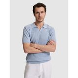Cacharel Erkek Bebe Mavi Slim Fit %100 Pamuk Apaş Yaka Triko T-Shirt 50320580-VR249