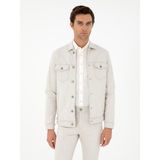 Cacharel Erkek Bej Regular Fit Jean Ceket 50290967-VR011 - Dropsuz