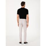 Cacharel Erkek Bej Slim Fit Gofreli Beli Bağcıklı Spor Pantolon 50305618-VR011 - 32