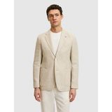 Cacharel Erkek Bej Slim Fit Keten Karışımlı Ceket 50264773-VR011 - 6 Drop - 48
