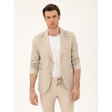 Cacharel Erkek Bej Slim Fit Pamuk Karışımlı Ceket 50285251-VR011 - 54 - 6 Drop