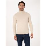 Cacharel Erkek Bej Slim Fit Pamuk Karışımlı Yarım Balıkçı Yaka Triko Kazak 50318619-VR011