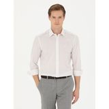 Cacharel Erkek Bej Slim Fit Uzun Kollu Gömlek 50265464-VR011