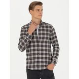 Cacharel Erkek Bej Slim Fit Uzun Kollu Gömlek 50282560-VR011 - 46