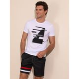 Cacharel Erkek Beyaz Bisiklet Yaka Slim Fit T-Shirt 50265418-VR013 - 3XL