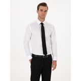 Cacharel Erkek Beyaz Slim Fit %100 Pamuk Klasik Gömlek 50318179-VR013 - 39
