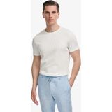 Cacharel Erkek Beyaz Slim Fit Dokulu Bisiklet Yaka T-shirt 50324381-VR013 - 2XL