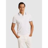 Cacharel Erkek Beyaz Slim Fit Fermuarlı Polo Yaka Triko T-Shirt 50328360-VR013