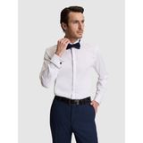 Cacharel Erkek Beyaz Slim Fit Pamuk Karışımlı Ata Yaka Smokin Gömlek 50324587-VR013 - 42