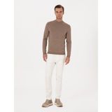 Cacharel Erkek Beyaz Slim Fit Pamuk Liyosel Karışımlı Jean Pantolon 50317113-VR013 - 32 - 36