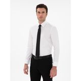 Cacharel Erkek Beyaz Slim Fit Pamuklu Klasik Gömlek 50311551-VR013 - 39