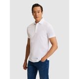 Cacharel Erkek Beyaz Slim Fit Saf Pamuk Polo Yaka Basic T-Shirt 50320657-VR013