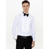 Cacharel Erkek Beyaz Slim Fit Smokin Gömlek 50251046-VR013 - 38