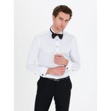 Cacharel Erkek Beyaz Slim Fit Smokin Gömlek 50265359-VR013 - 40