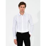 Cacharel Erkek Beyaz Slim Fit Uzun Kollu Gömlek 50255641-VR013