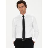 Cacharel Erkek Beyaz Slim Fit Uzun Kollu Gömlek 50282349-VR013 - 41