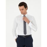 Cacharel Erkek Beyaz Slim Fit Uzun Kollu Gömlek 50308845-VR013 - 41