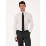 Cacharel Erkek Beyaz Slim Fit Uzun Kollu Gömlek 50310514-VR013 - 38