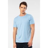 Cacharel Erkek Bisiklet Yaka T-Shirt 2169/AÇIK Mavi - Açık Mavi