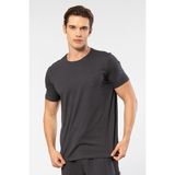 Cacharel Erkek Bisiklet Yaka T-Shirt 2169/ANTRASIT - 2XL