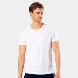Cacharel Erkek Bisiklet Yaka T-Shirt 2169/Beyaz - 3XL