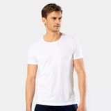 Cacharel Erkek Bisiklet Yaka T-Shirt 2169/Beyaz