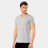 Cacharel Erkek Bisiklet Yaka T-Shirt 2169/Gri