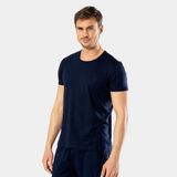 Cacharel Erkek Bisiklet Yaka T-Shirt 2169/Lacivert - 3XL