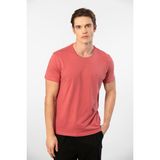 Cacharel Erkek Bisiklet Yaka T-Shirt 2169/MERCAN - 3XL