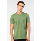Cacharel Erkek Bisiklet Yaka T-Shirt 2169/YEŞIL - M