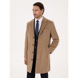 Cacharel Erkek Camel Slim Fit %100 Kaşmir Palto 50314889-VR015