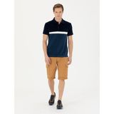 Cacharel Erkek Camel Slim Fit Jean Bermuda Şort 50269605-VR015 - 38