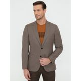 Cacharel Erkek Camel Slim Fit Yün Ceket 50242804-VR015 - 6 Drop