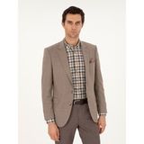 Cacharel Erkek Camel Slim Fit Yün Karışımlı Ceket 50292488-VR015 - 6 Drop - 52