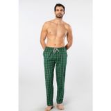Cacharel Erkek Dokuma Pijama Tek Alt 2240/Yeşil 4