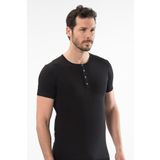 Cacharel Erkek Düğmeli Kısa Kollu % 95 Pamuk % 5 Elastan T-shirt