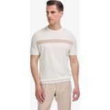 Cacharel Erkek Ekru Slim Fit %100 Pamuk Bisiklet Yaka Triko T-Shirt 50320653-VR019 - XL
