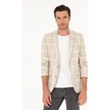 Cacharel Erkek Ekru Slim Fit Ceket 50219500-VR019 - 46