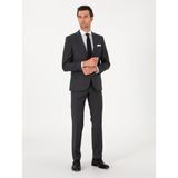 Cacharel Erkek Füme Slim Fit %100 Yün Klasik Takım Elbise 50304078-VR058 - 52 - 6 Drop