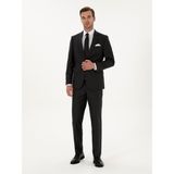 Cacharel Erkek Füme Slim Fit Mikro Desenli Yün Karışımlı Takım Elbise 50318061-VR058 - 52 - 6 Drop