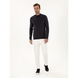 Cacharel Erkek Gri Slim Fit %100 Pamuk Çeyrek Balıkçı Yaka Triko Kazak 50318950-VR024 - 2XL