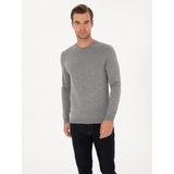 Cacharel Erkek Gri Slim Fit Kazak 50316307-VR024