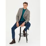 Cacharel Erkek Gri Slim Fit Palto 50259331-VR024 - 54