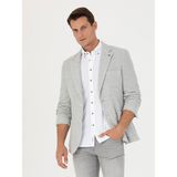 Cacharel Erkek Gri Slim Fit Spor Ceket 50264750-VR024 - 6 Drop