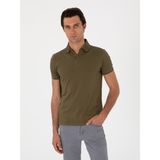 Cacharel Erkek Haki Slim Fit %100 Pamuk Polo Yaka T-Shirt 50300934-VR027