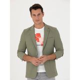 Cacharel Erkek Haki Slim Fit Ceket 50264783-VR027 - 48 - 6 Drop